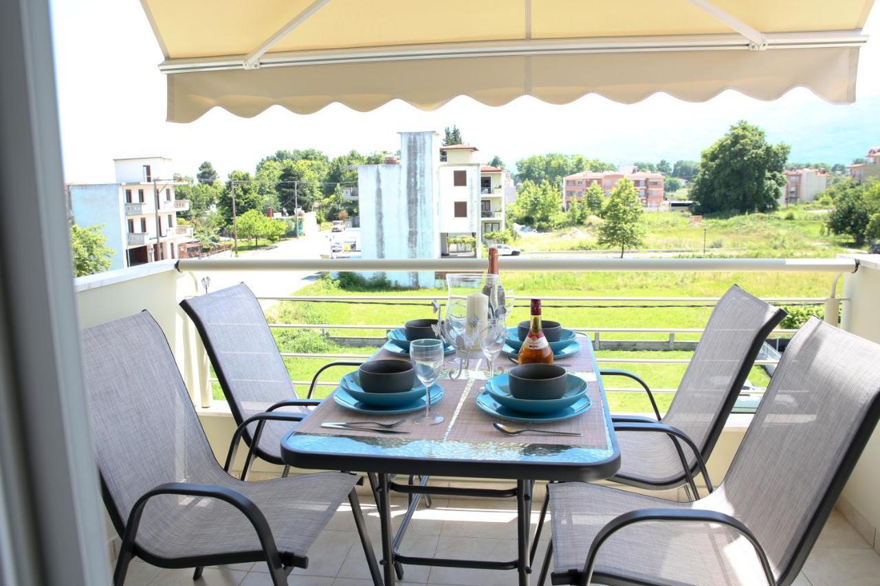 Green Apartment In Leptokaria Exterior foto